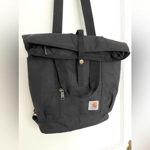Carhartt Legacy Women's Hybrid Convertible Backpack Tote Bag in Black